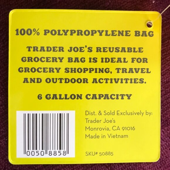 Trader Joe's Shopping Bag- "New Jersey" - Picture 7 of 8